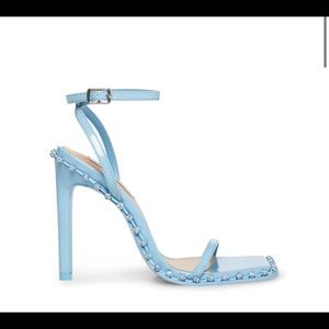 Blue Steve Madden heels! Worn once ! Like new